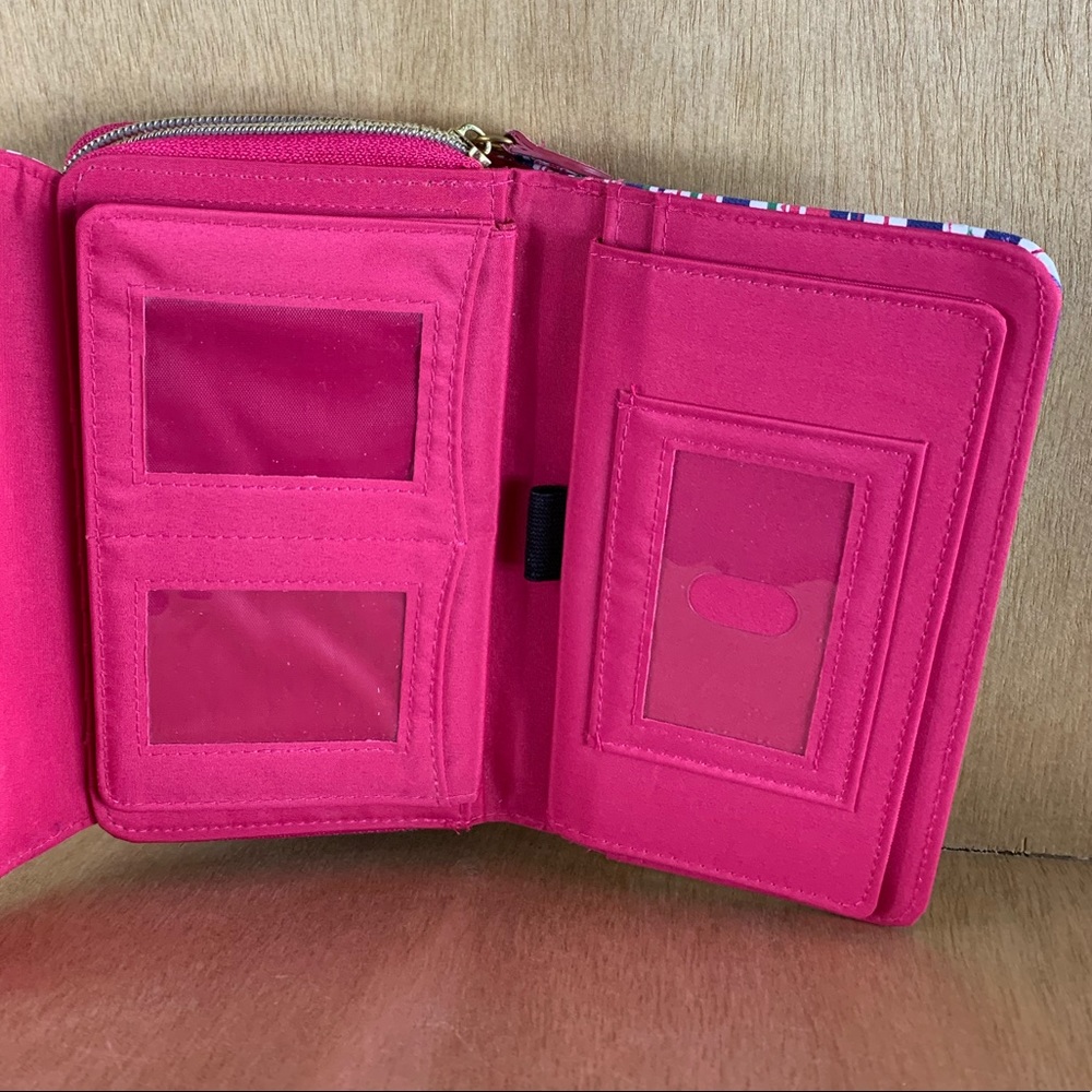 Striped Multi Section Wallet - Picture 6 of 8